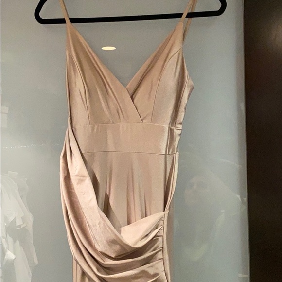 Jessica Angel stretch sayin jersey gown Ash Rose - Picture 3 of 7